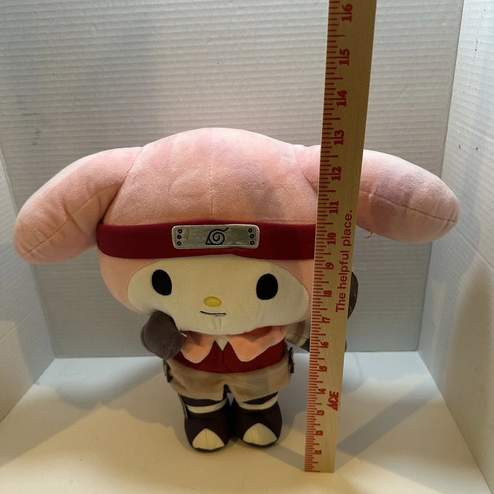 Kidrobot Naruto Hello Kitty and Friends‎ Sakura 13 Inch Plush - NEW